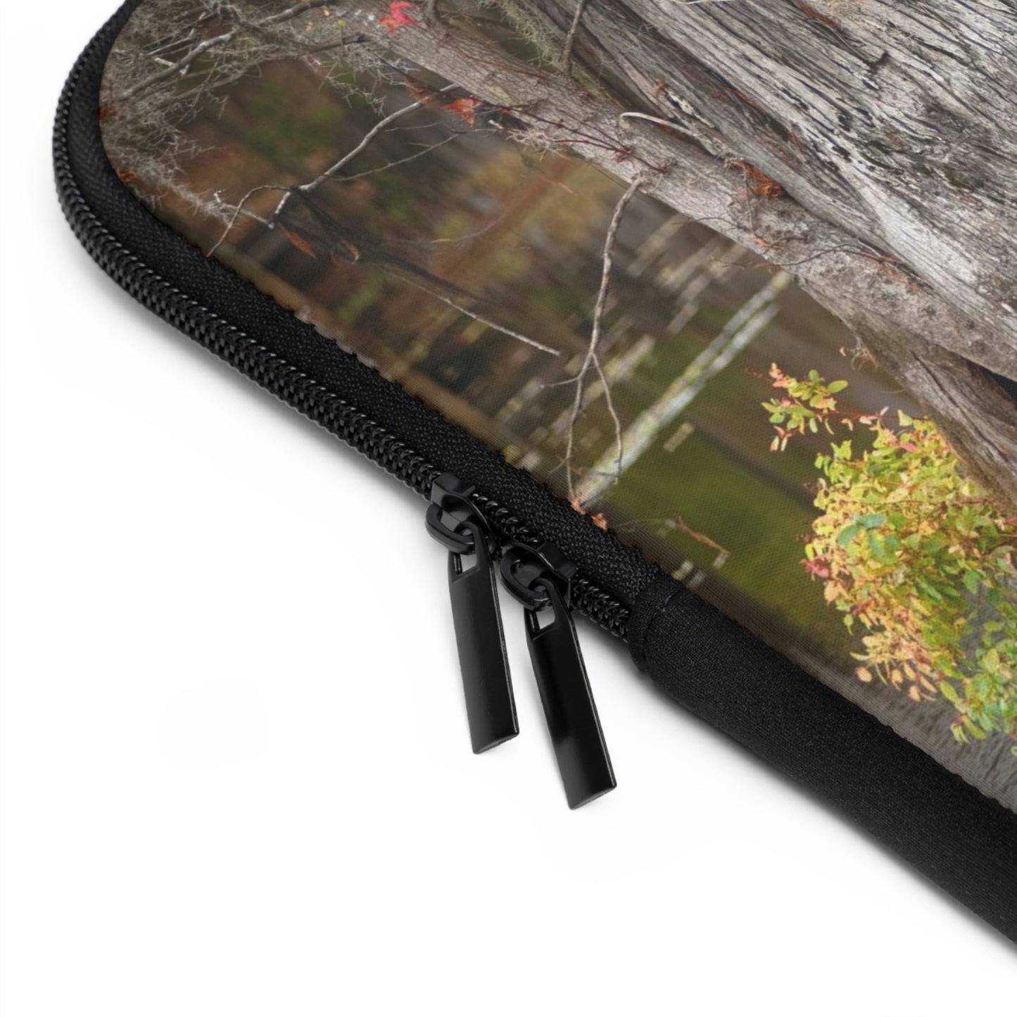 Caddo Lake Cypress Tree with flowers Laptop Sleeve