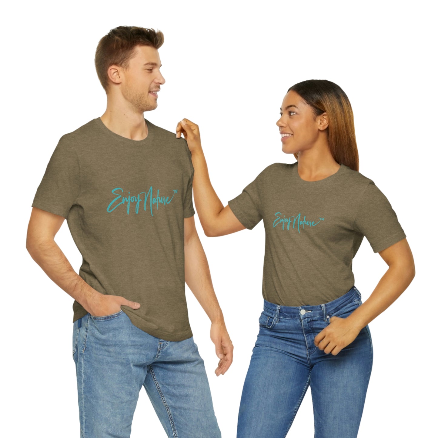 Unisex T shirt Cresent Lake, inspired by nature