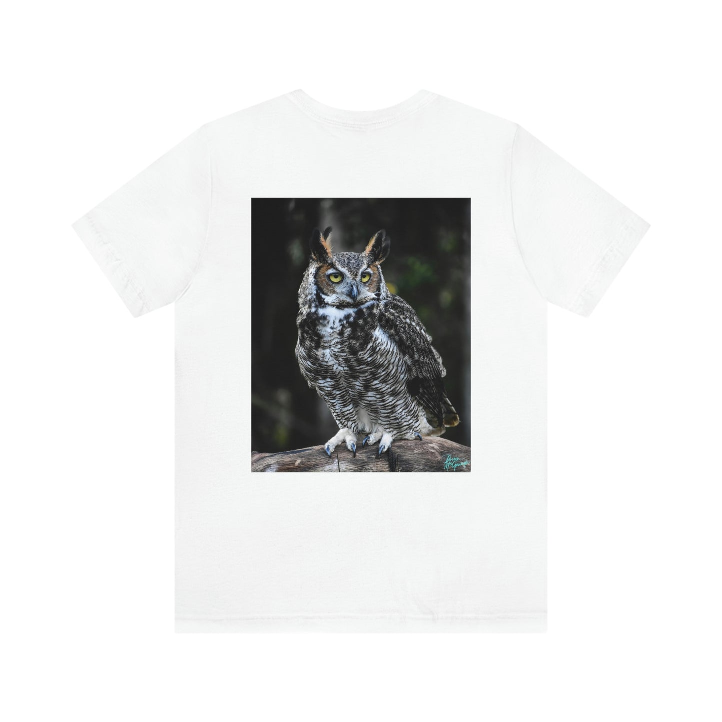 Unisex T shirt Great Horned Owl, inspired by nature