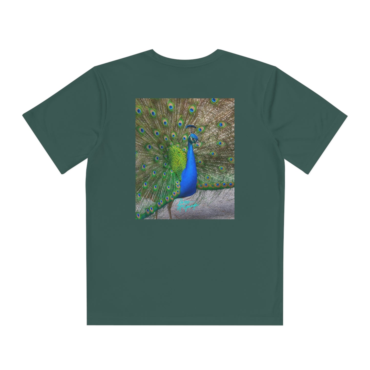 Youth T Shirts, Peacock Bird 05, performance shirt