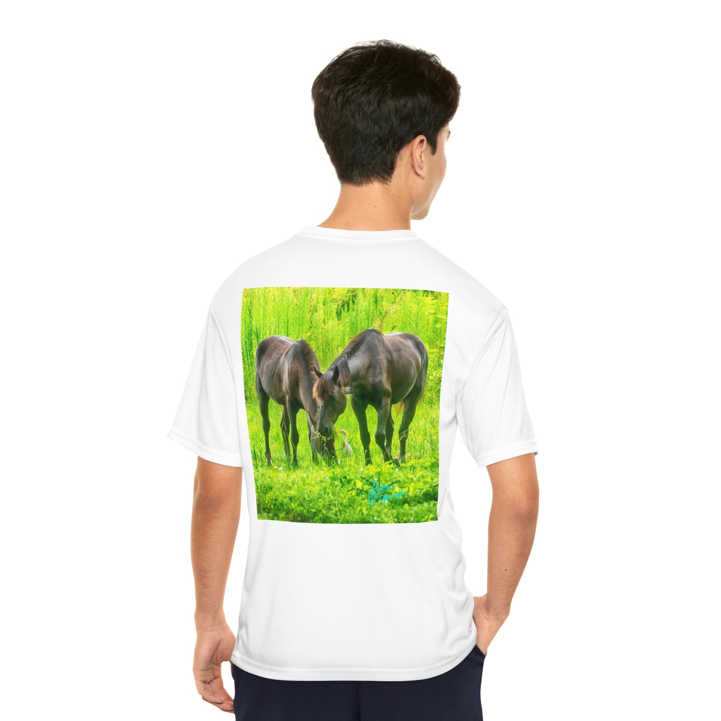 Mens t shirts Wild Horses, performance shirt