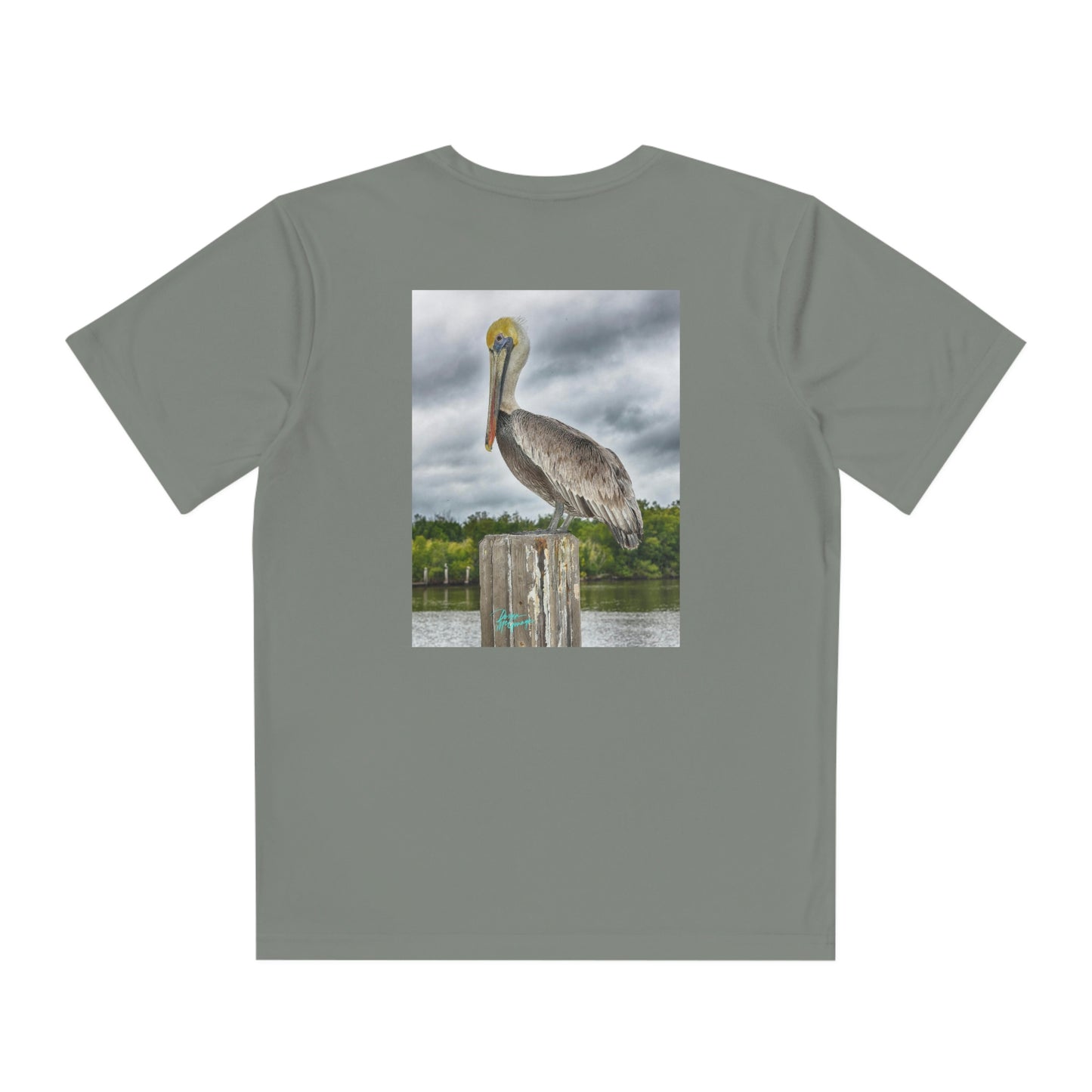 Youth T Shirts, Pelican, performance shirt