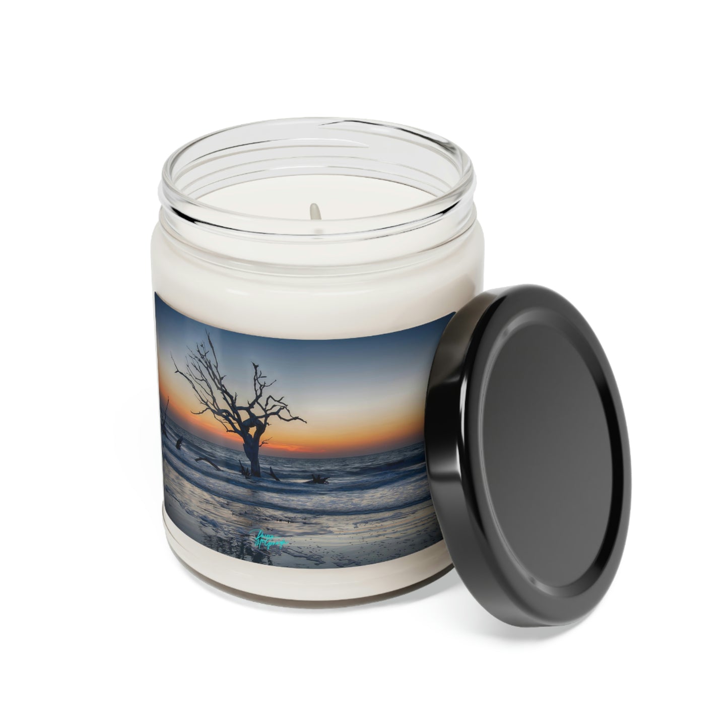 Natural Soy Candles Sunrise on Jekyll Island 04, 9oz, nature inspired decor