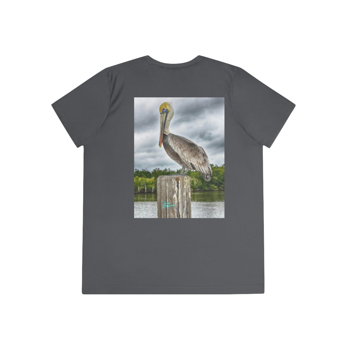 Womens Fitted Tee Shirts Pelican, Performance shirt