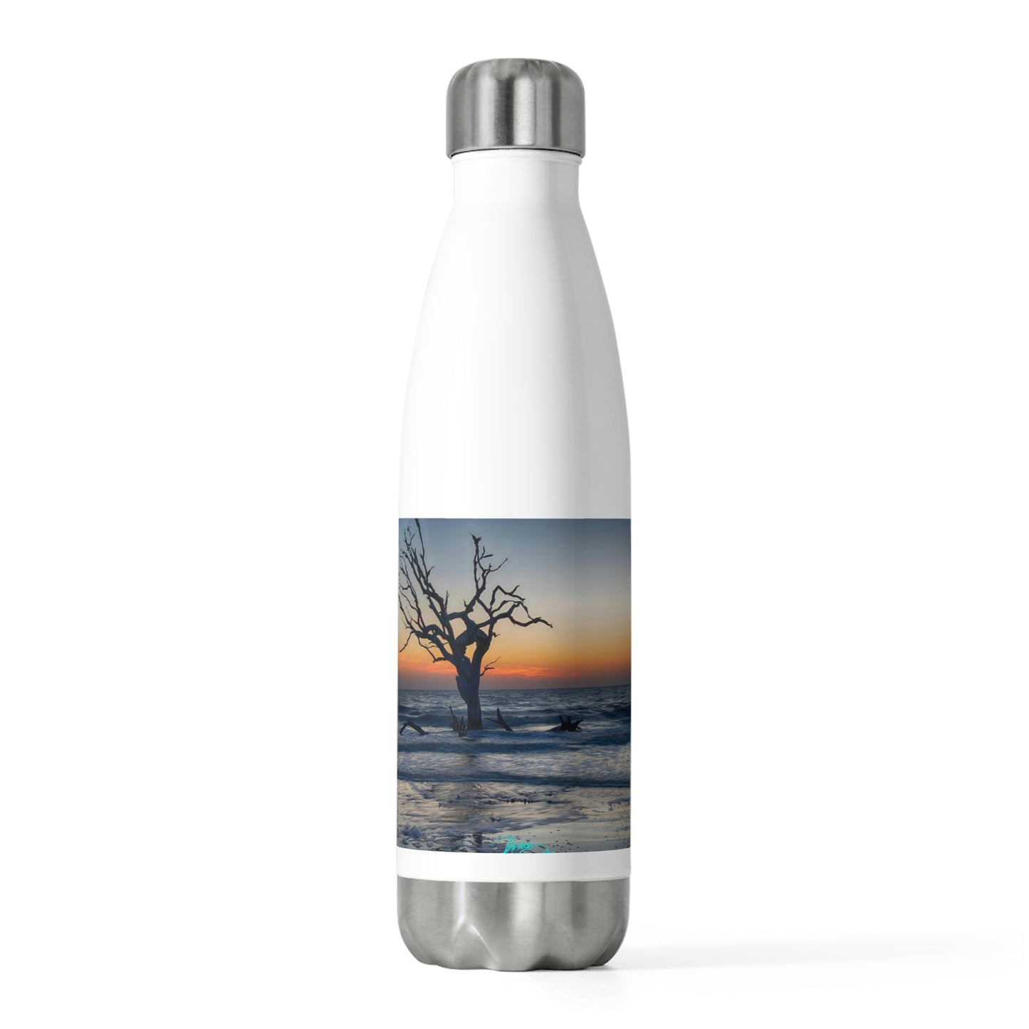 Eco friendly water bottle Sunrise on Jekyll Island,20oz insulated water bottle