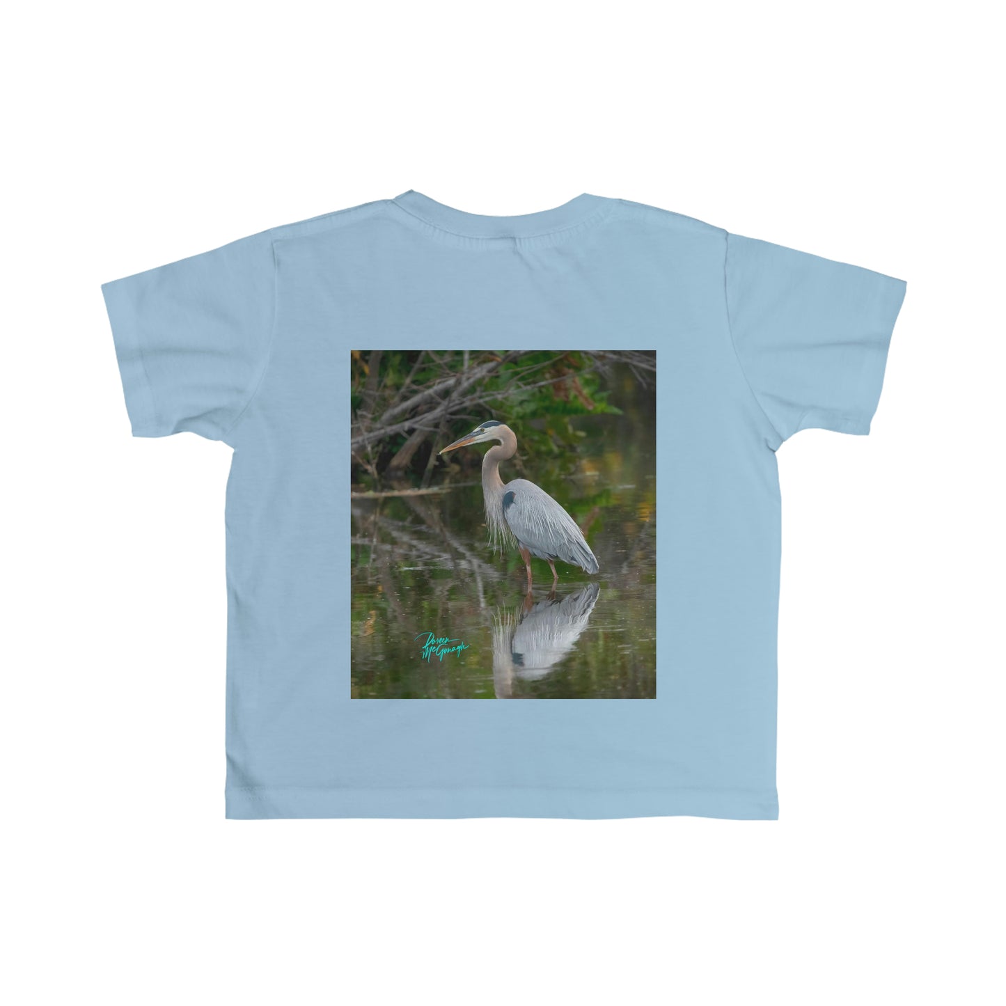 Infant Great Blue Heron Tee, t shirts for kids, inspired by nature