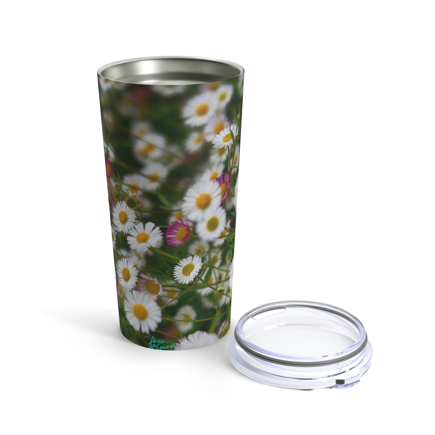 Eco friendly, Adare Wild Daisies adventure quencher travel tumbler 20 oz, insulated