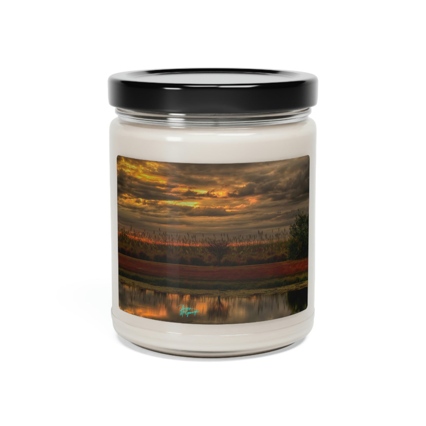 Natural Soy Candles Sunset in Clewiston, 9oz, nature inspired decor