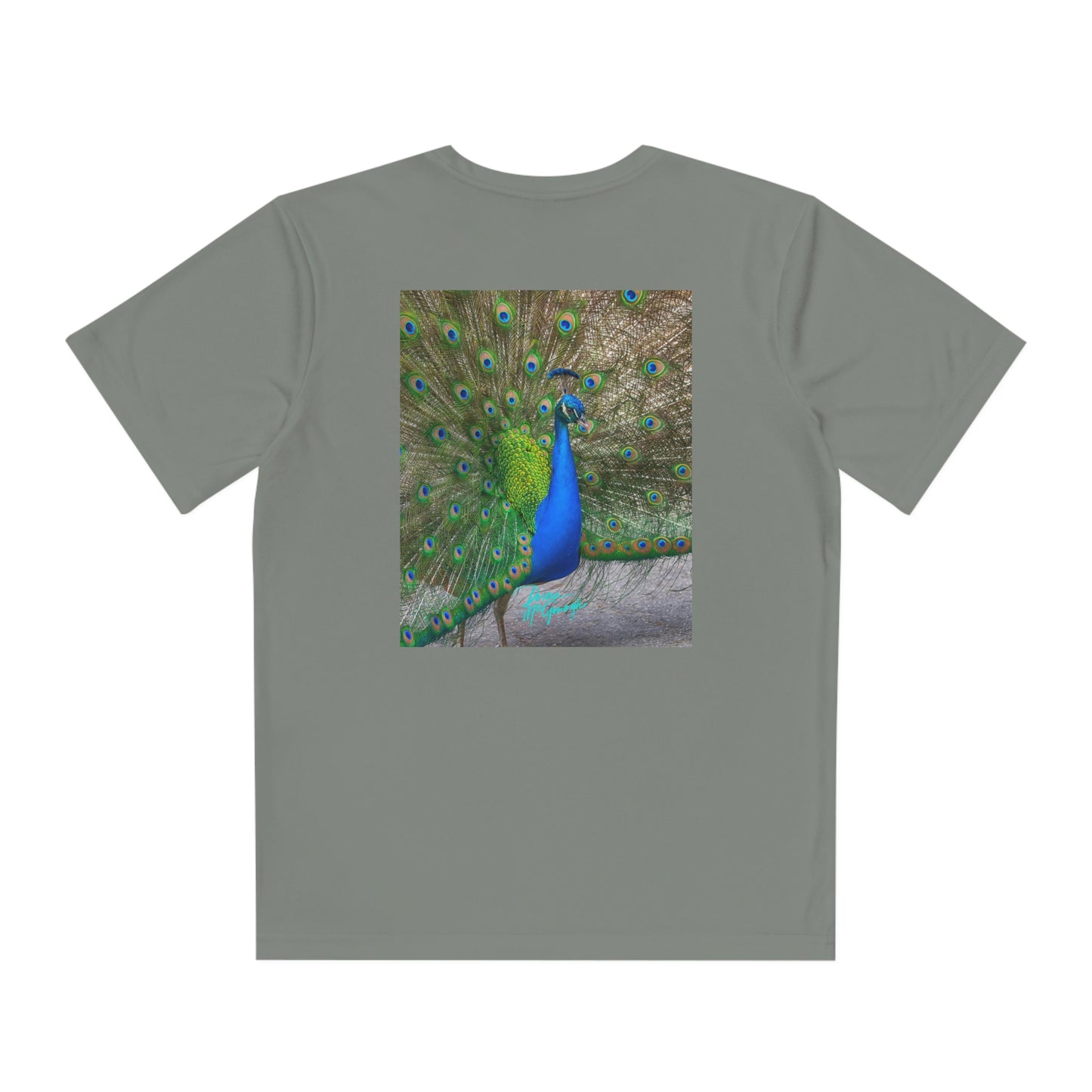 Youth T Shirts, Peacock Bird 05, performance shirt