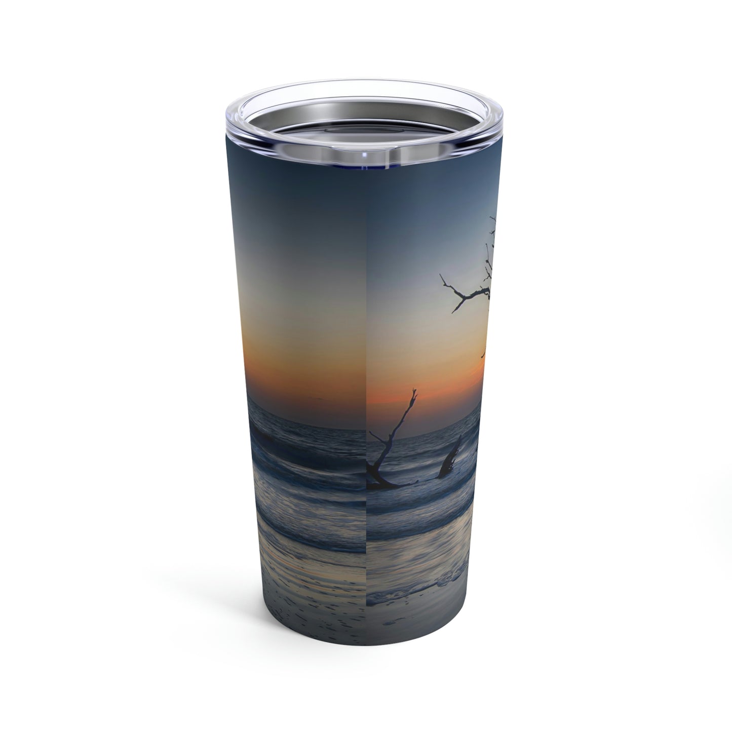 Eco friendly, Jekyll Island Sunrise adventure quencher travel tumbler 20 oz, insulated