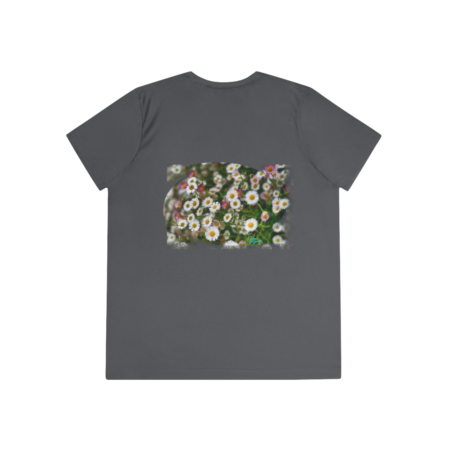 Womens Fitted Tee Shirts Ashford Wildflowers 01, Performance shirt