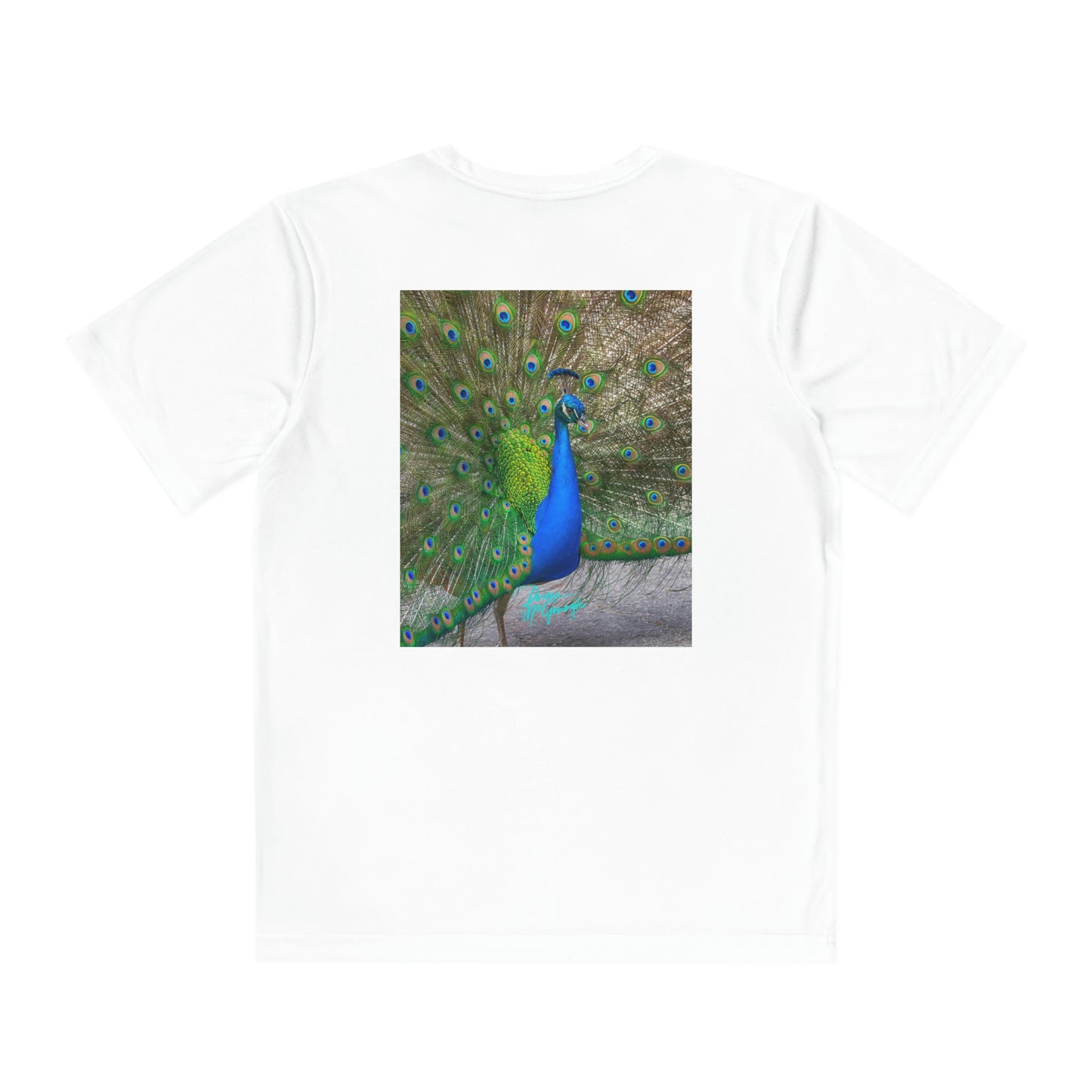 Youth T Shirts, Peacock Bird 05, performance shirt