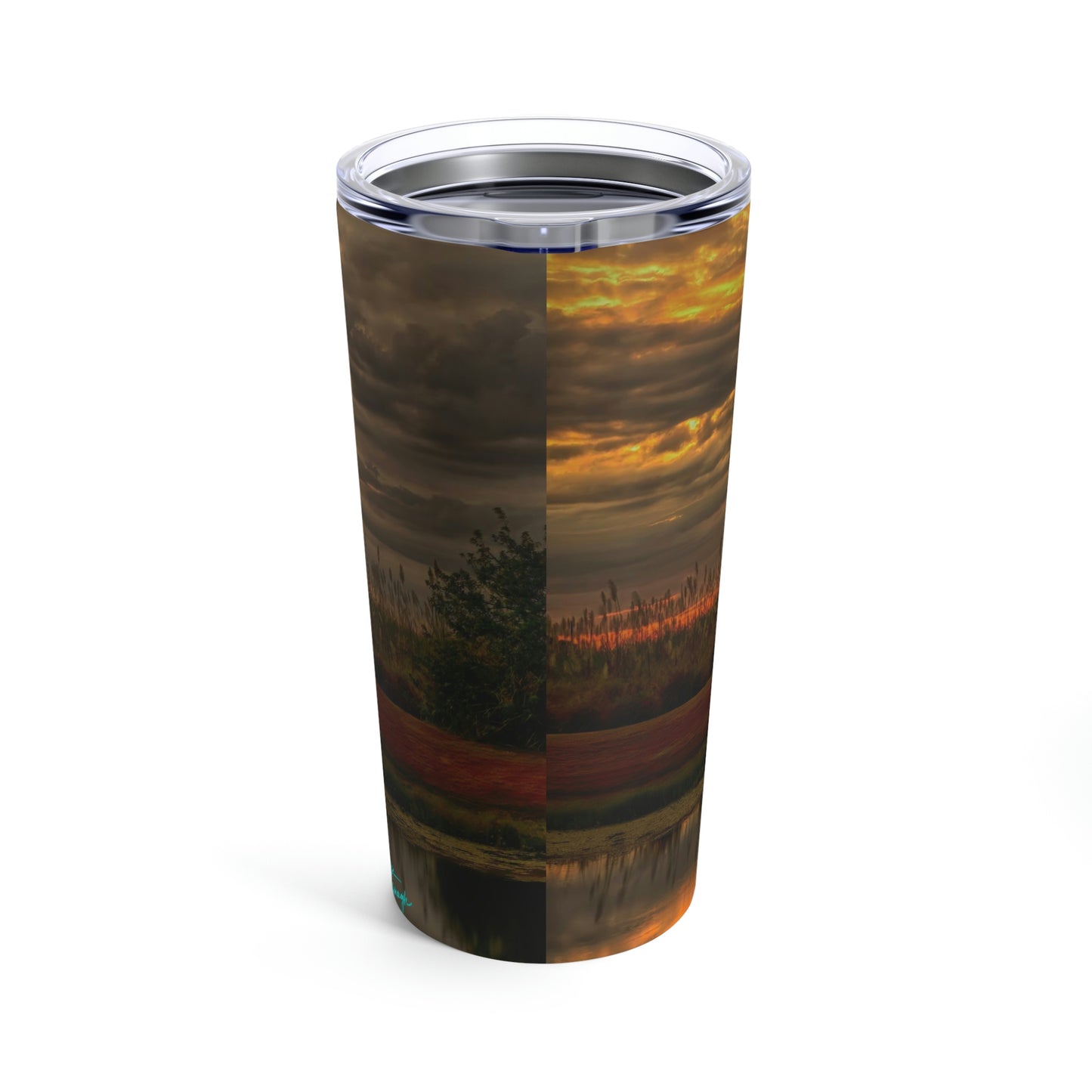 Eco friendly, Sunset in Clewiston, adventure quencher travel tumbler 20 oz, insulated