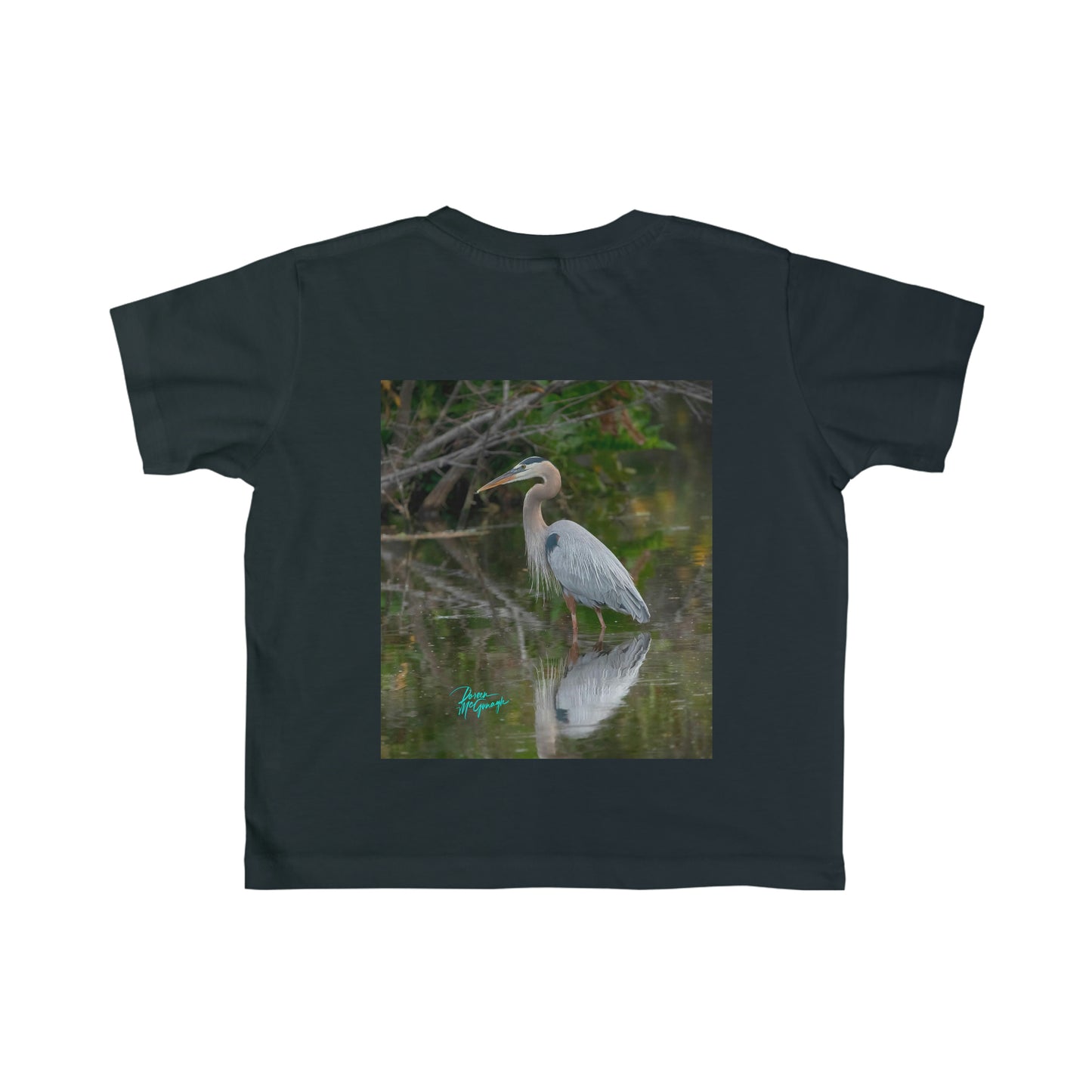 Infant Great Blue Heron Tee, t shirts for kids, inspired by nature