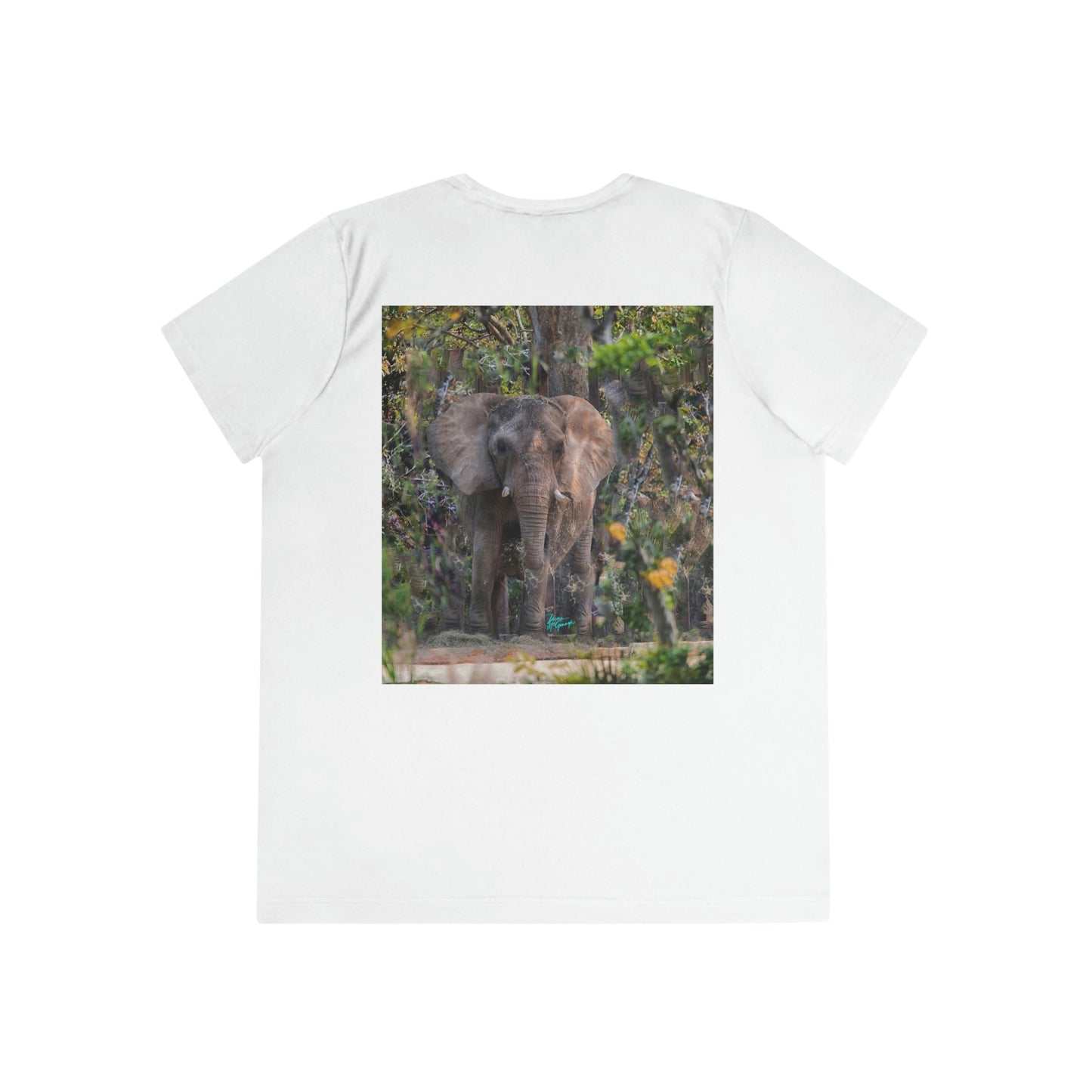 Womens Fitted Tee Shirts Spirited Elephant 12, Performance shirt