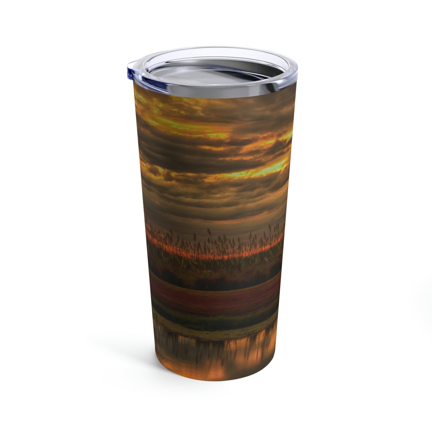 Eco friendly, Sunset in Clewiston, adventure quencher travel tumbler 20 oz, insulated