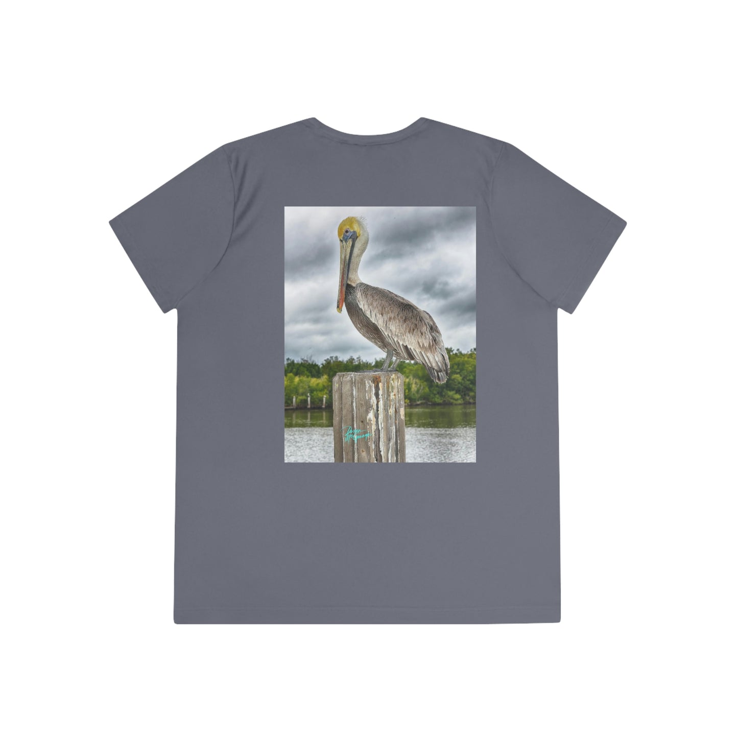 Womens Fitted Tee Shirts Pelican, Performance shirt