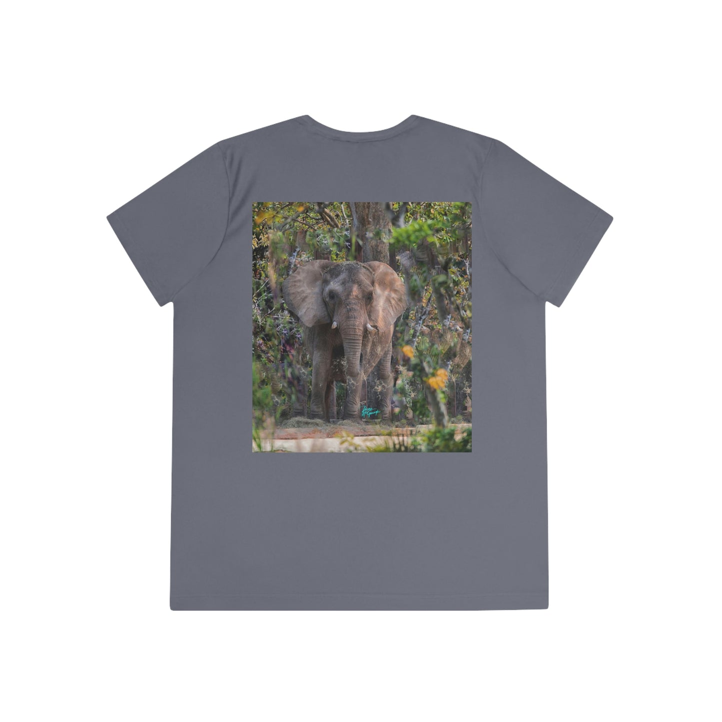 Womens Fitted Tee Shirts Spirited Elephant 12, Performance shirt