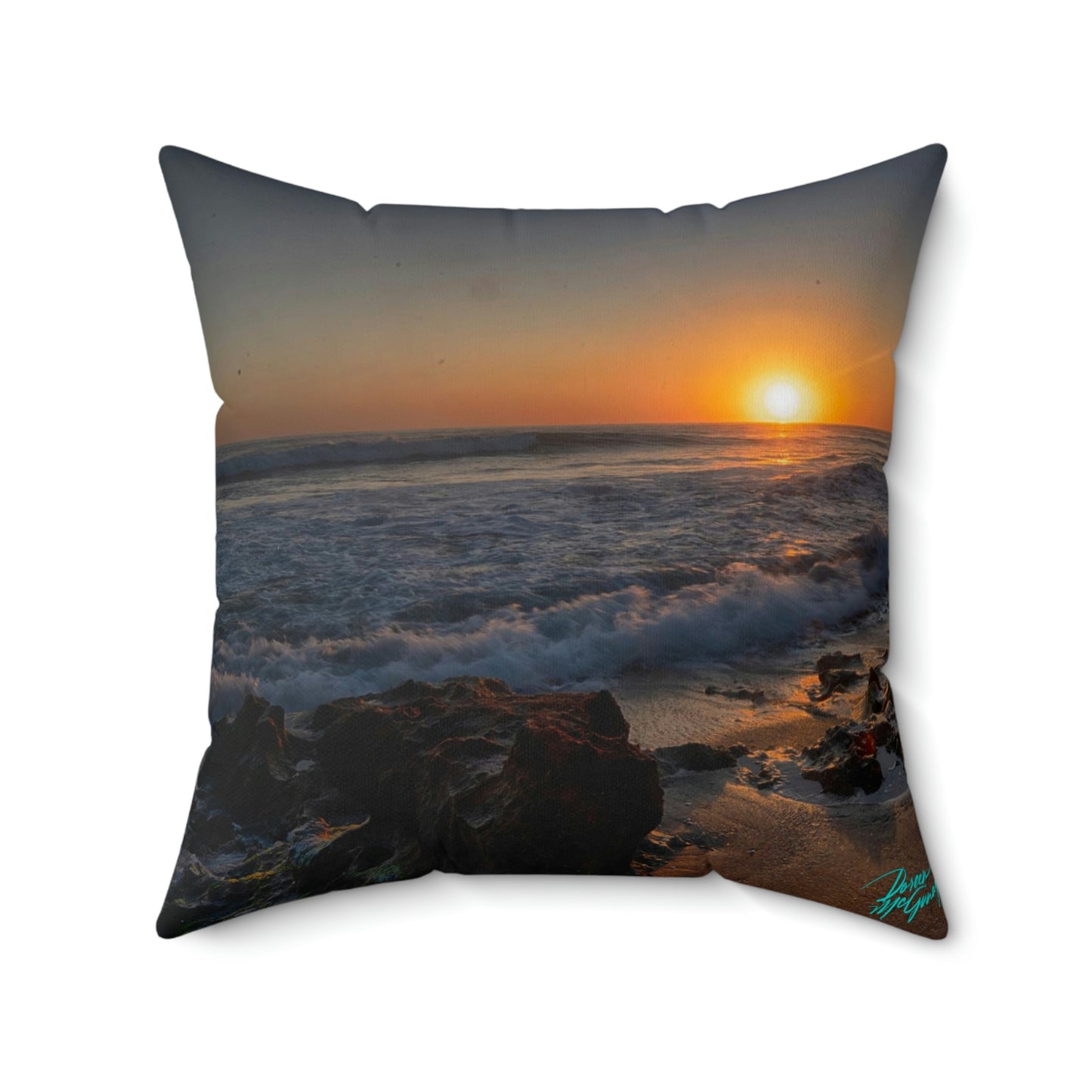 Artistic Accents Pillow Beach Sunrise in Florida