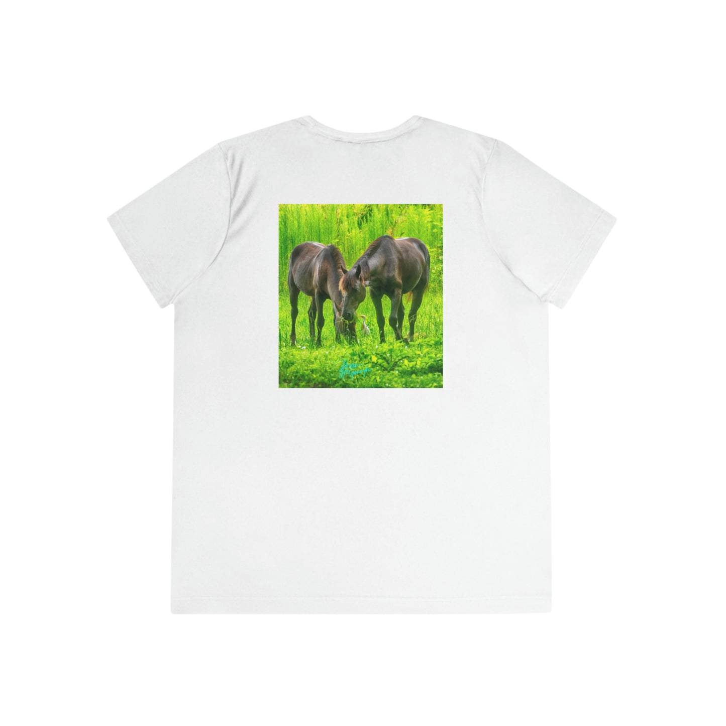 Womens Fitted Tee Shirts Wild Horses 02, Performance shirt