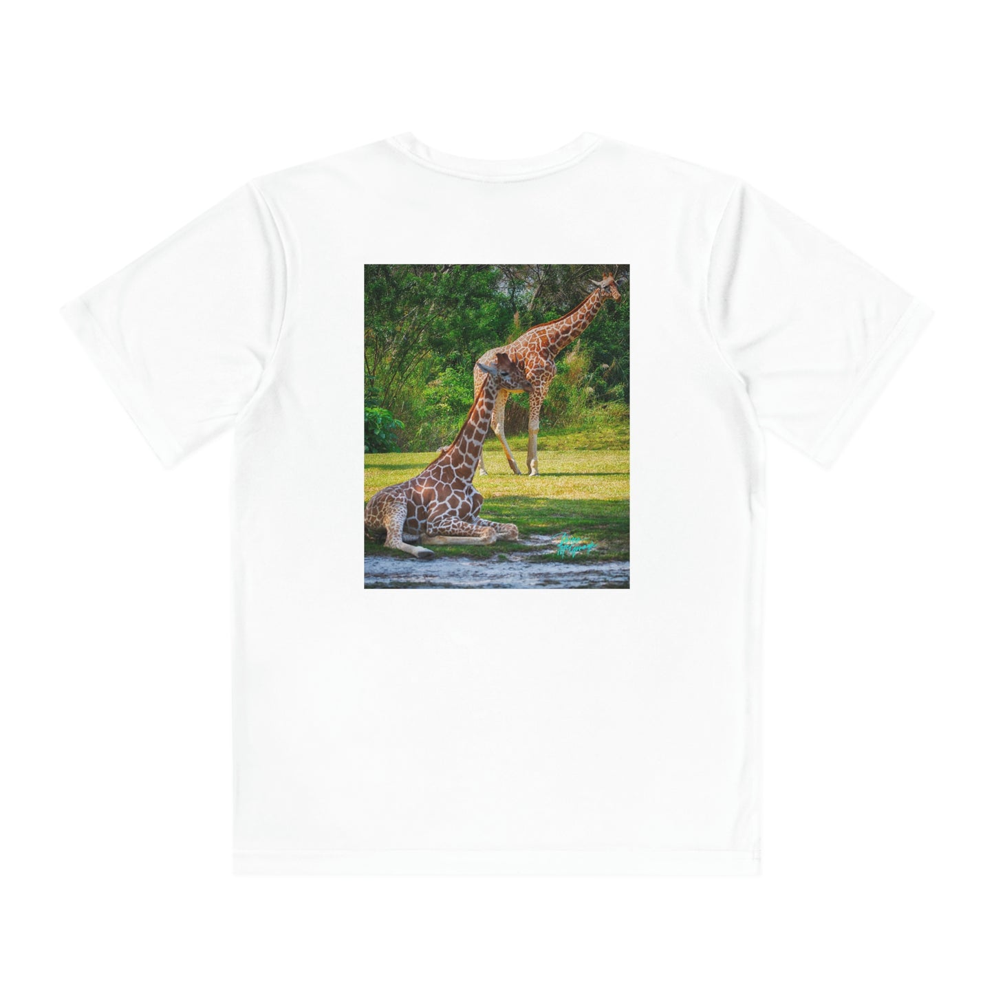 Youth T Shirts, Giraffe Pair 08, performance shirt