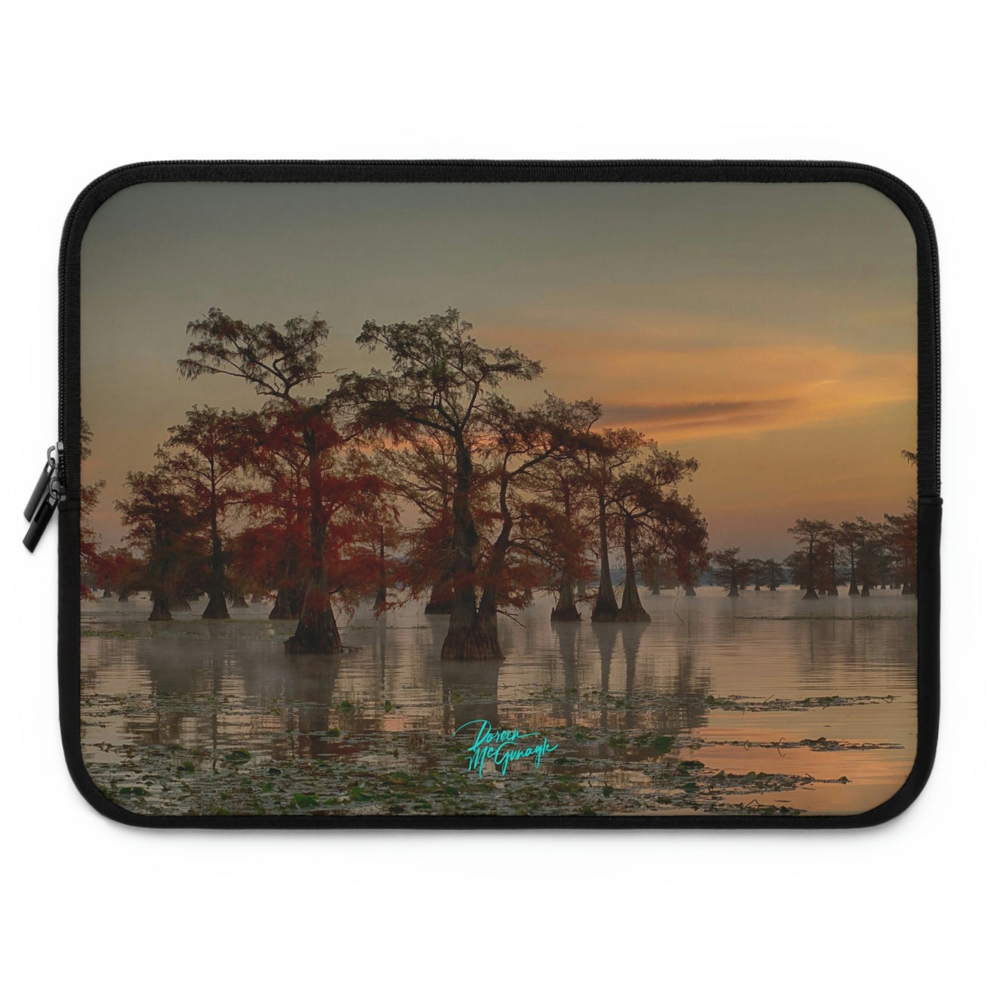 Sunrise on Caddo Lake Laptop Sleeve