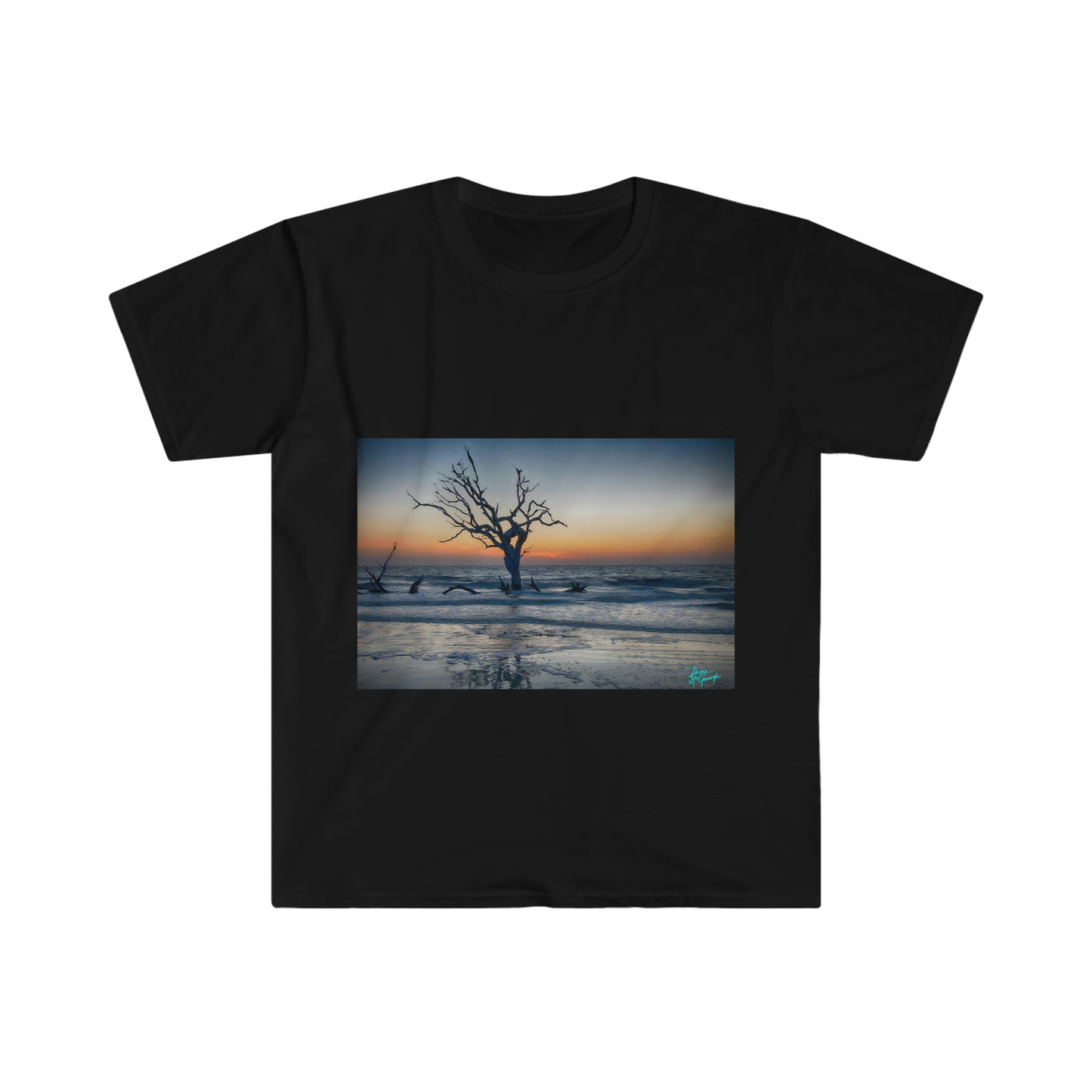 Unisex T shirt Sunrise on Jekyll Island, inspired by nature