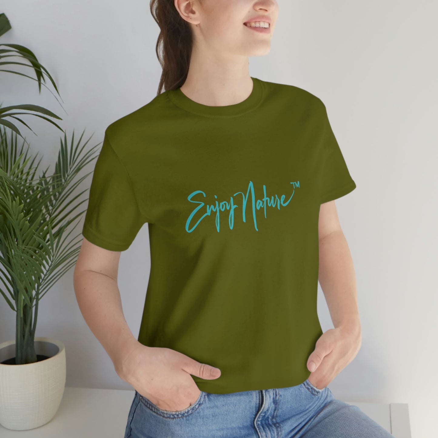 Unisex T shirt Cresent Lake, inspired by nature