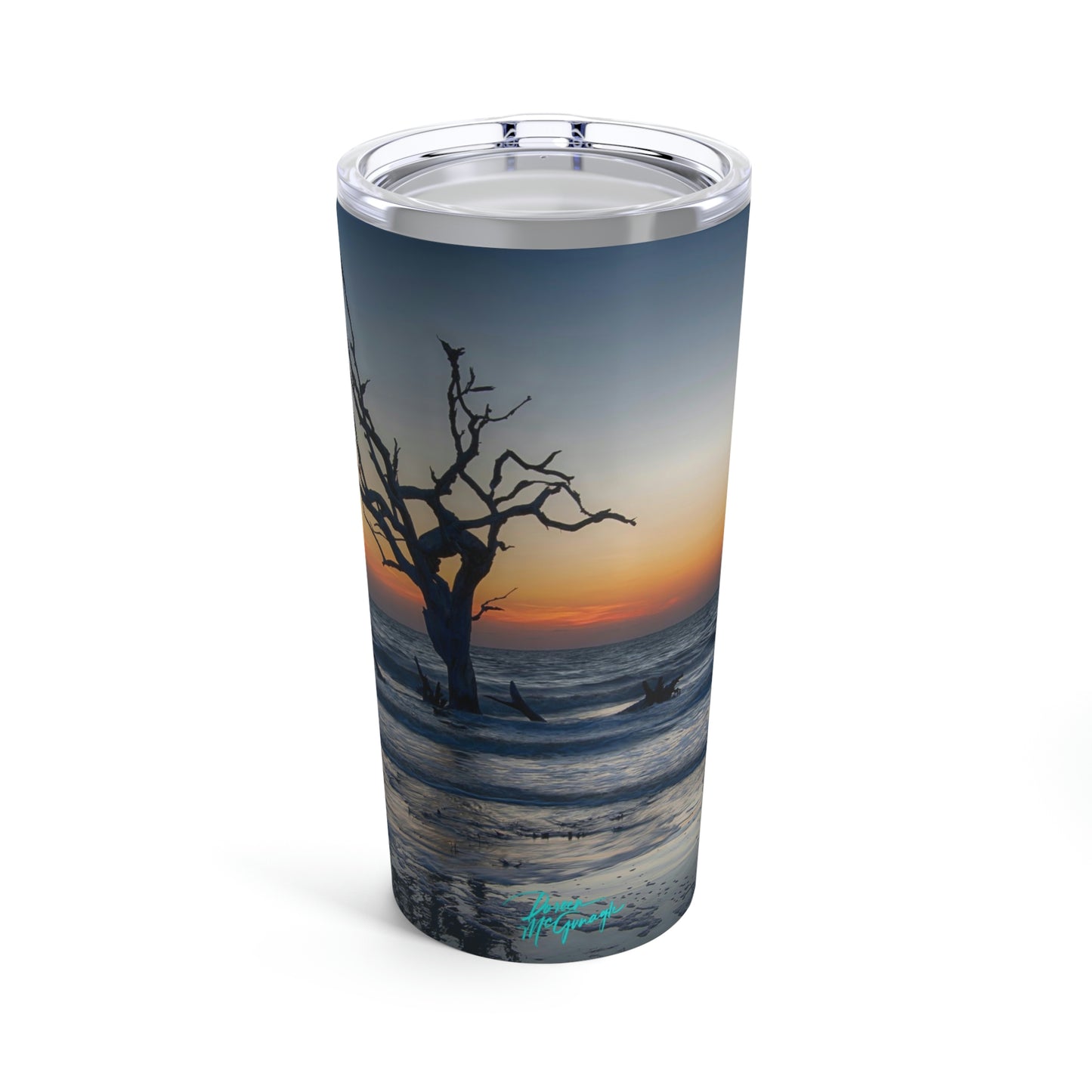 Eco friendly, Jekyll Island Sunrise adventure quencher travel tumbler 20 oz, insulated