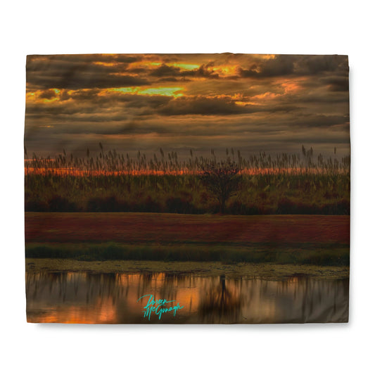 Sunset in Clewiston Duvet Cover