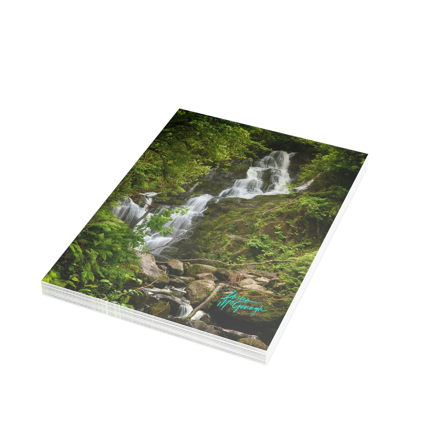 Photo note cards Killarney National Park Waterfall, boxed note cards, 10 pc