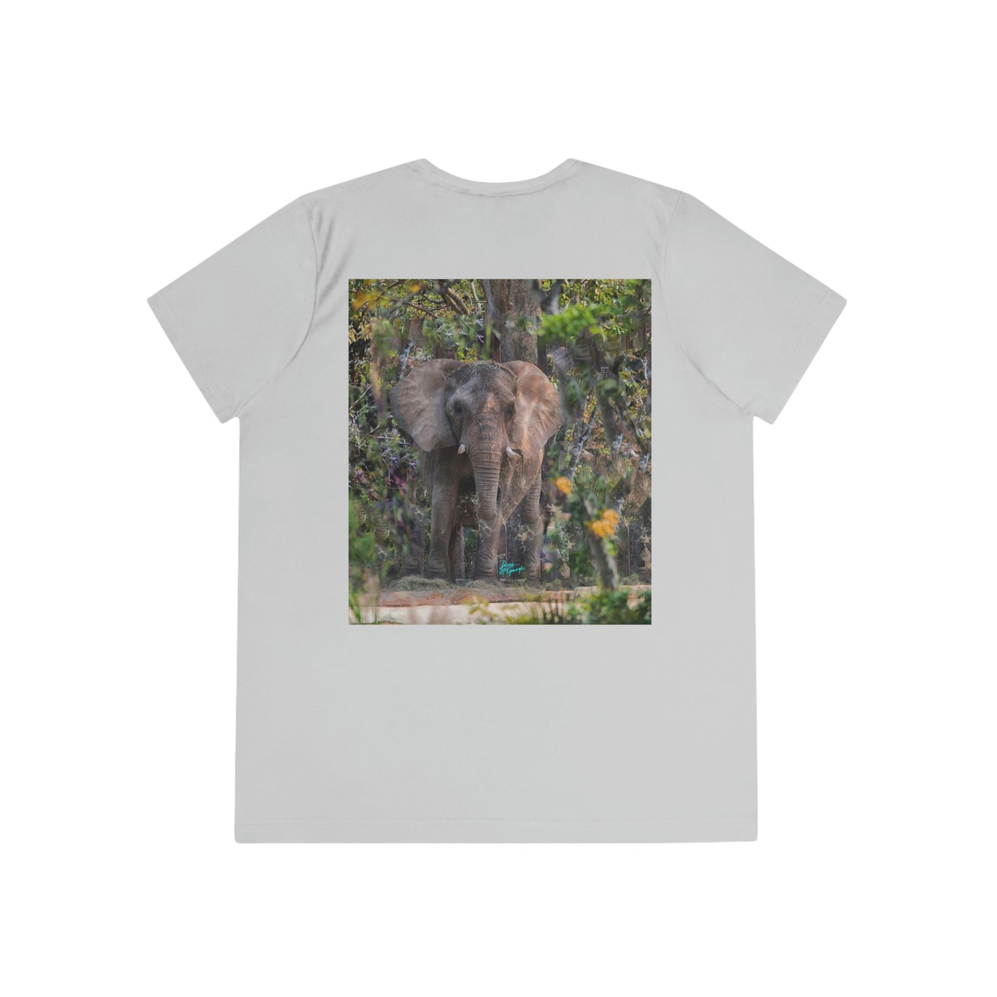 Womens Fitted Tee Shirts Spirited Elephant 12, Performance shirt