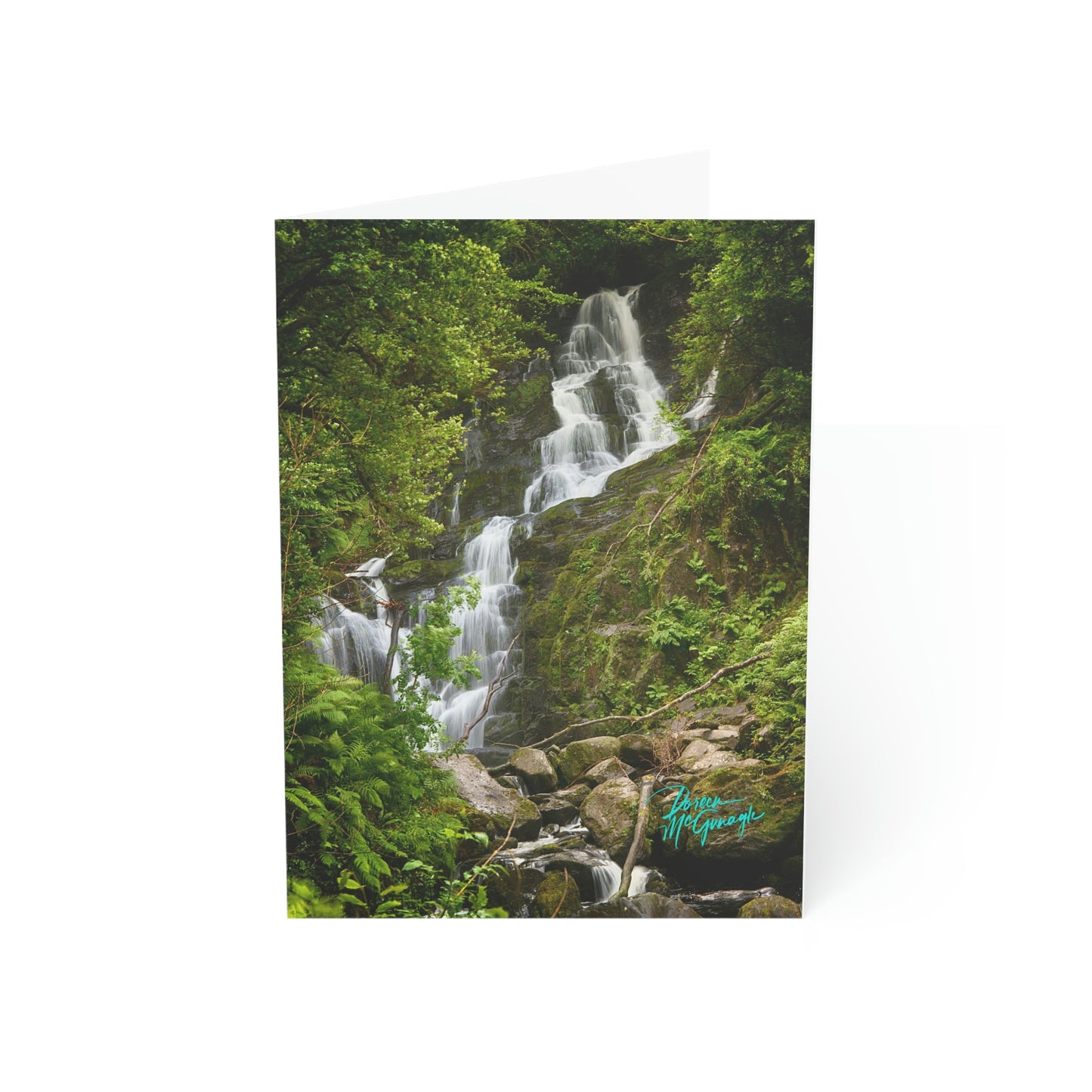 Photo note cards Killarney National Park Waterfall, boxed note cards, 10 pc