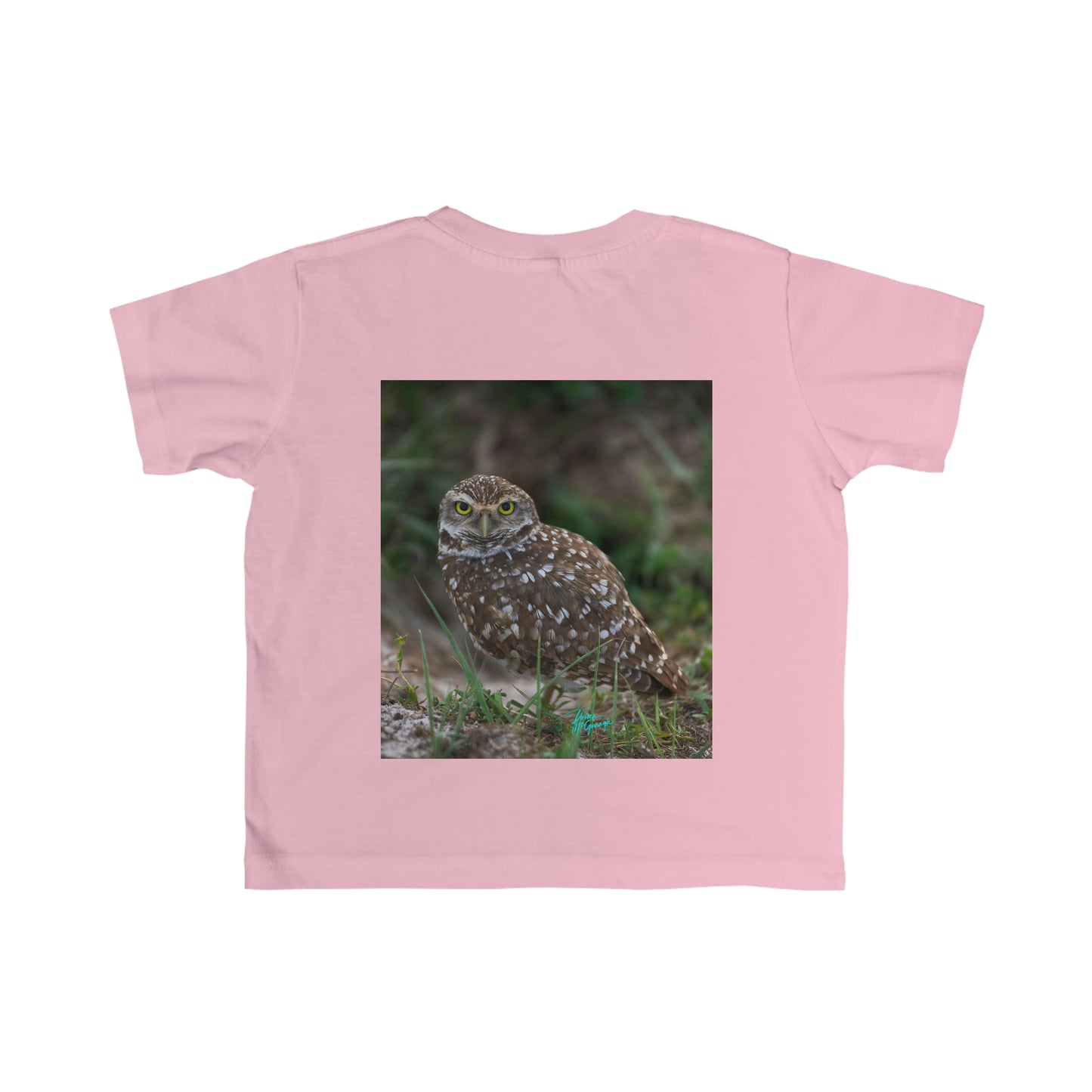 Infant Burrowing Owl, t shirts for kids, inspired by nature