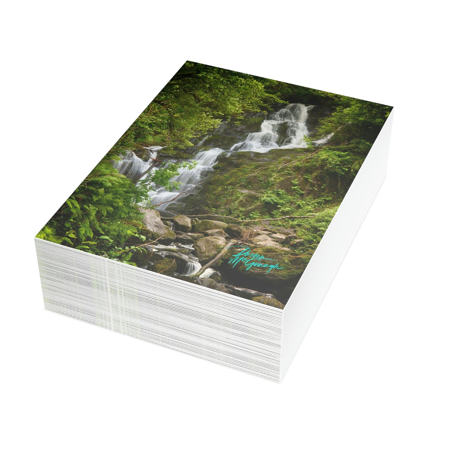 Photo note cards Killarney National Park Waterfall, boxed note cards, 10 pc