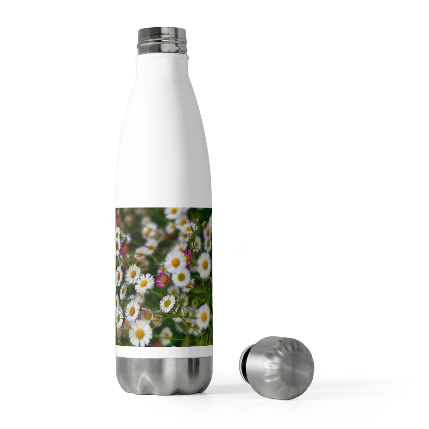 Eco friendly water bottle Wild Daisies,20oz insulated water bottle