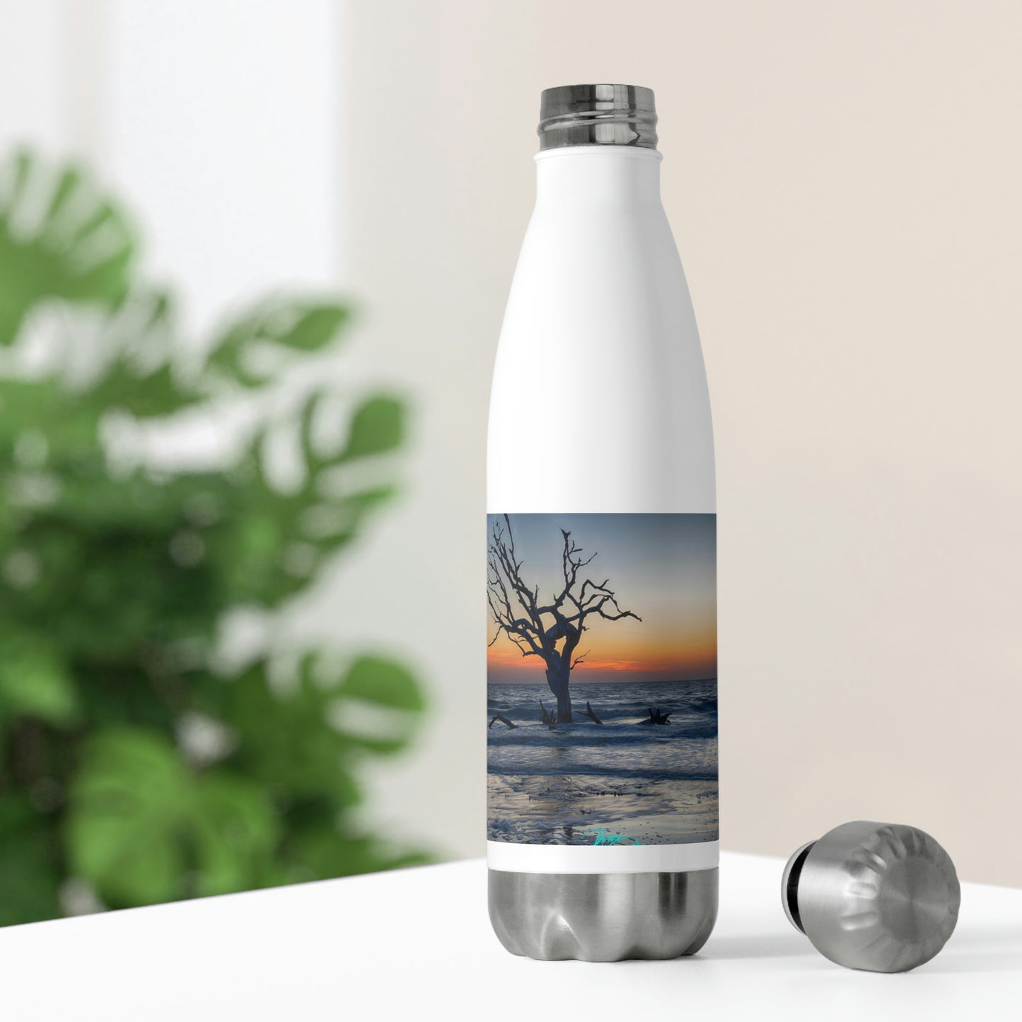 Eco friendly water bottle Sunrise on Jekyll Island,20oz insulated water bottle