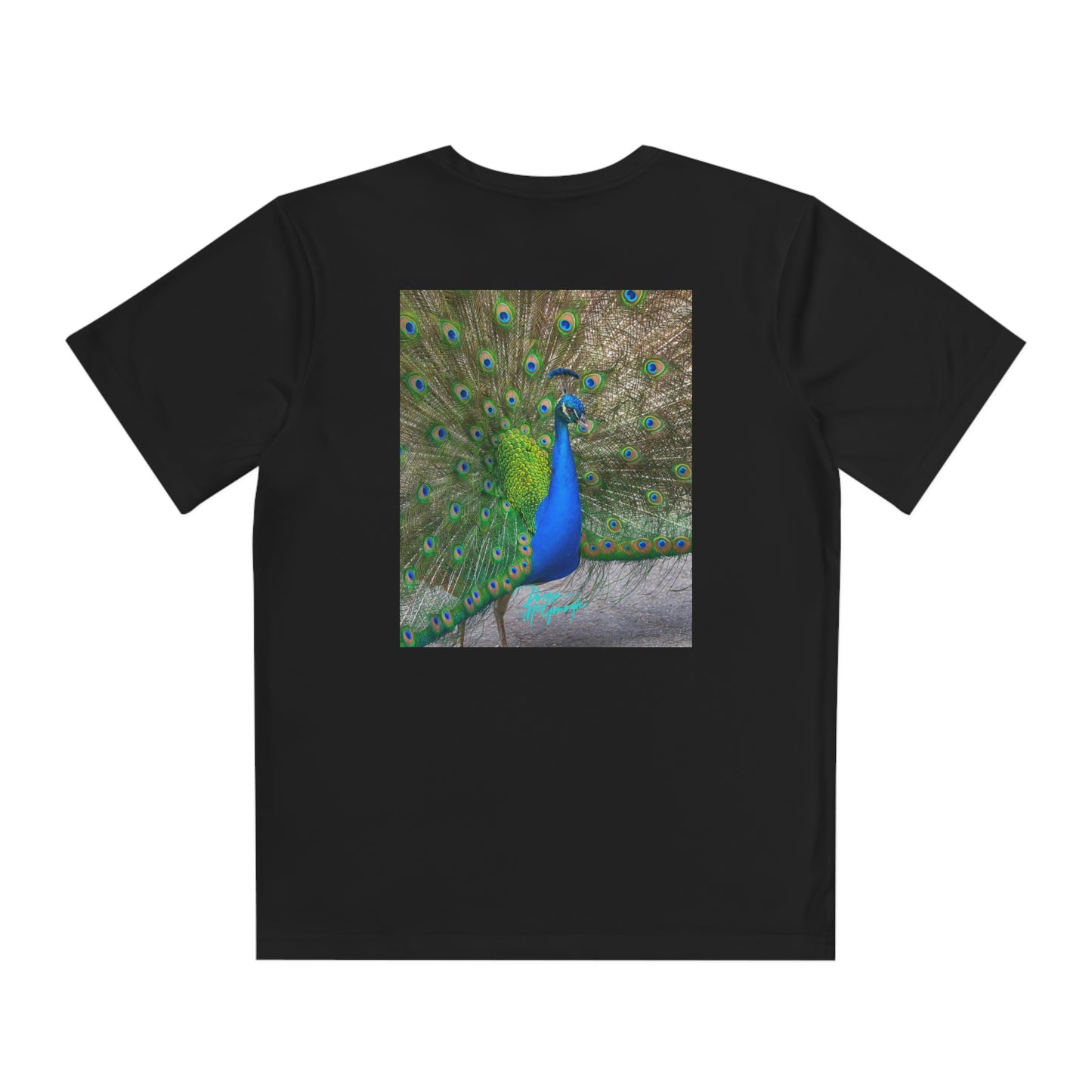 Youth T Shirts, Peacock Bird 05, performance shirt