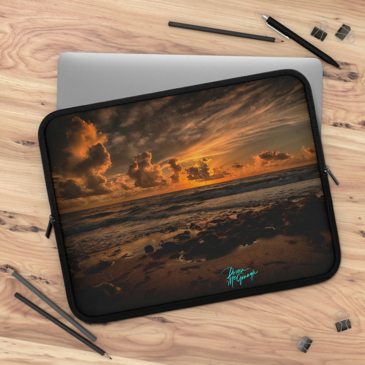 Sunrise on Coral Cove 15 Laptop Sleeve