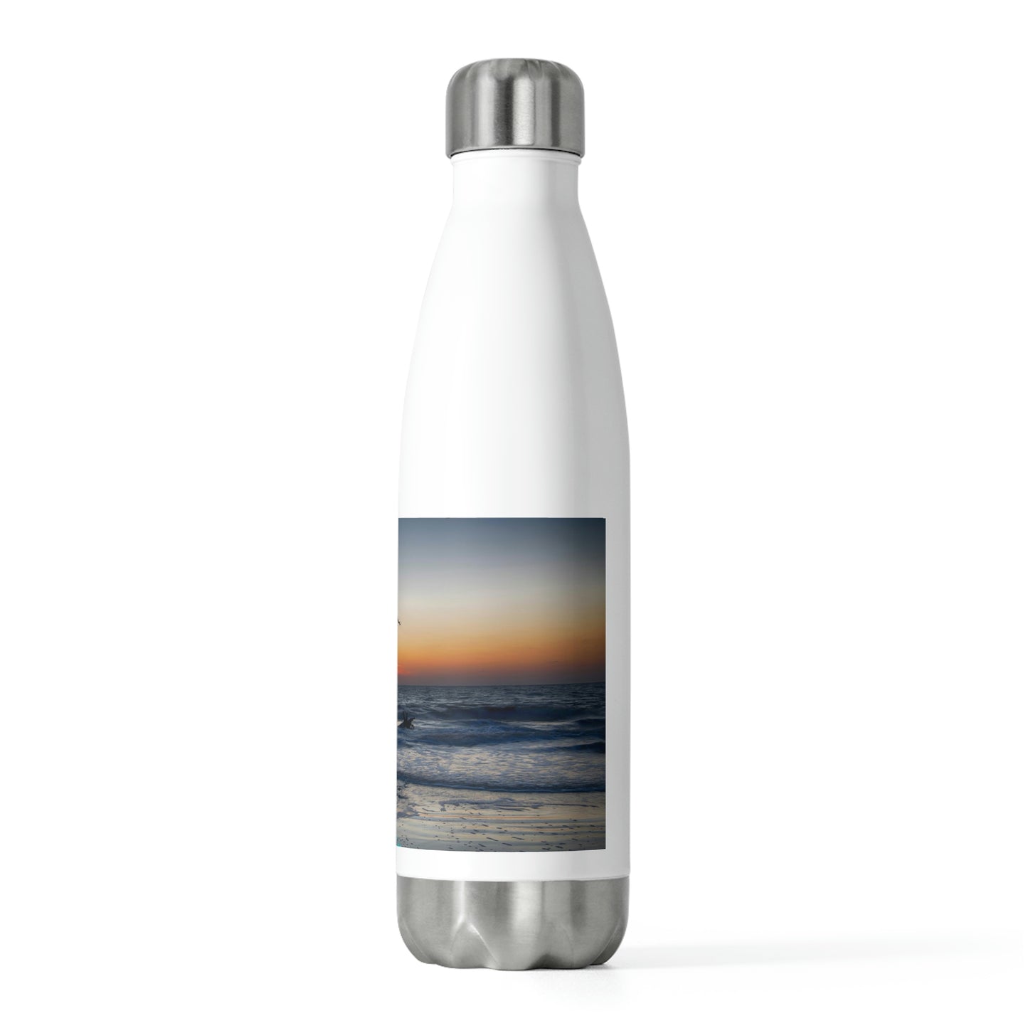 Eco friendly water bottle Sunrise on Jekyll Island,20oz insulated water bottle