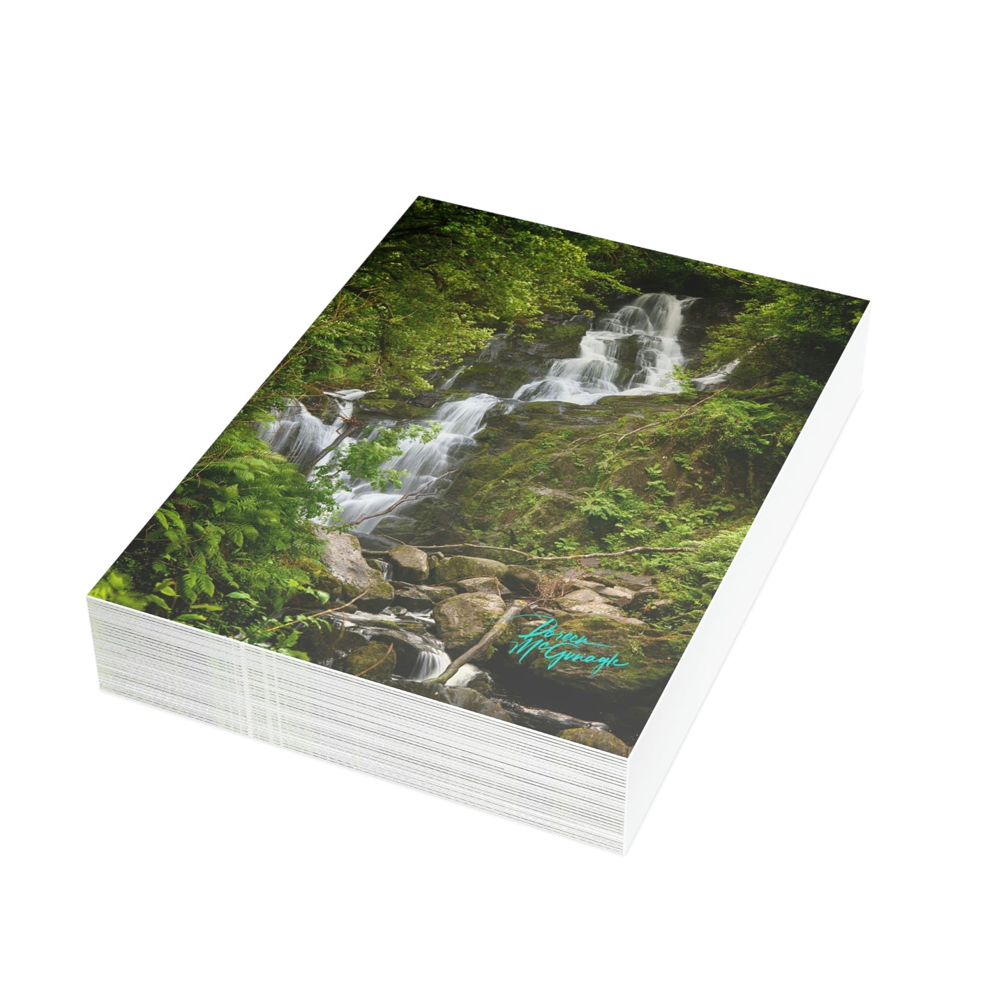 Photo note cards Killarney National Park Waterfall, boxed note cards, 10 pc